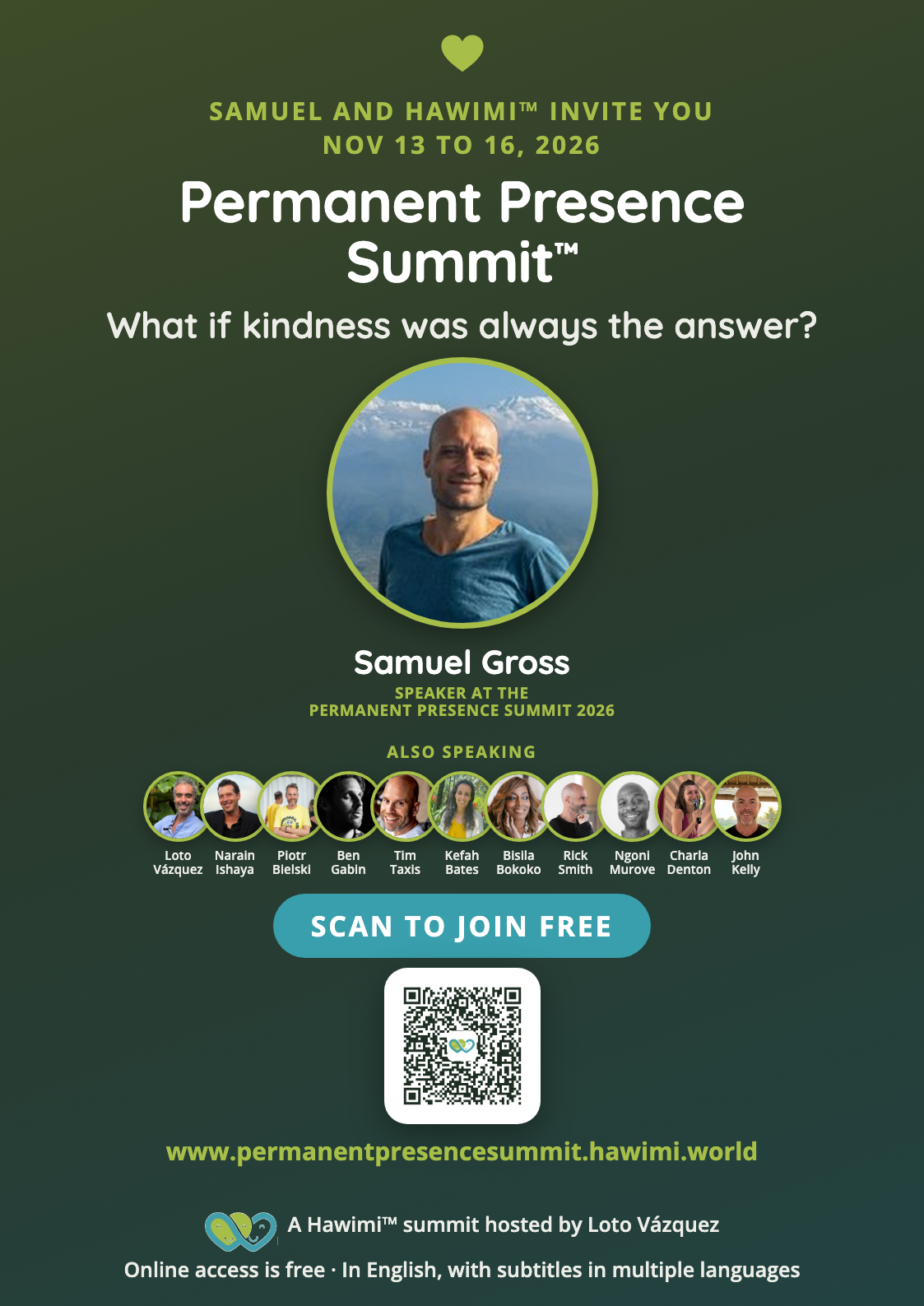 Samuel Gross poster, Only Samuel on top